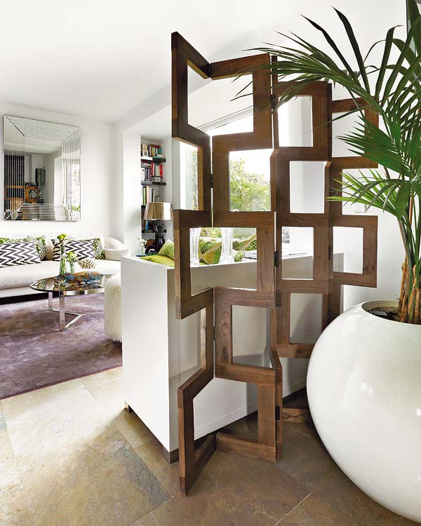 Un appartement en ville avec jardin