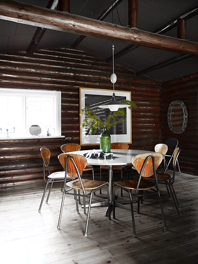 interior of house with dining table