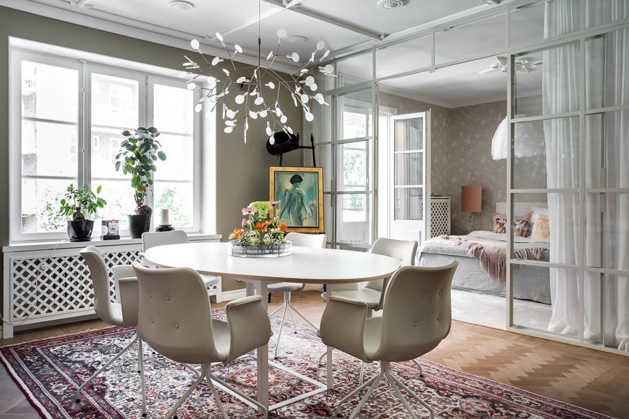 Un appartement suédois avec jardin comme une maison en ville vv1 1