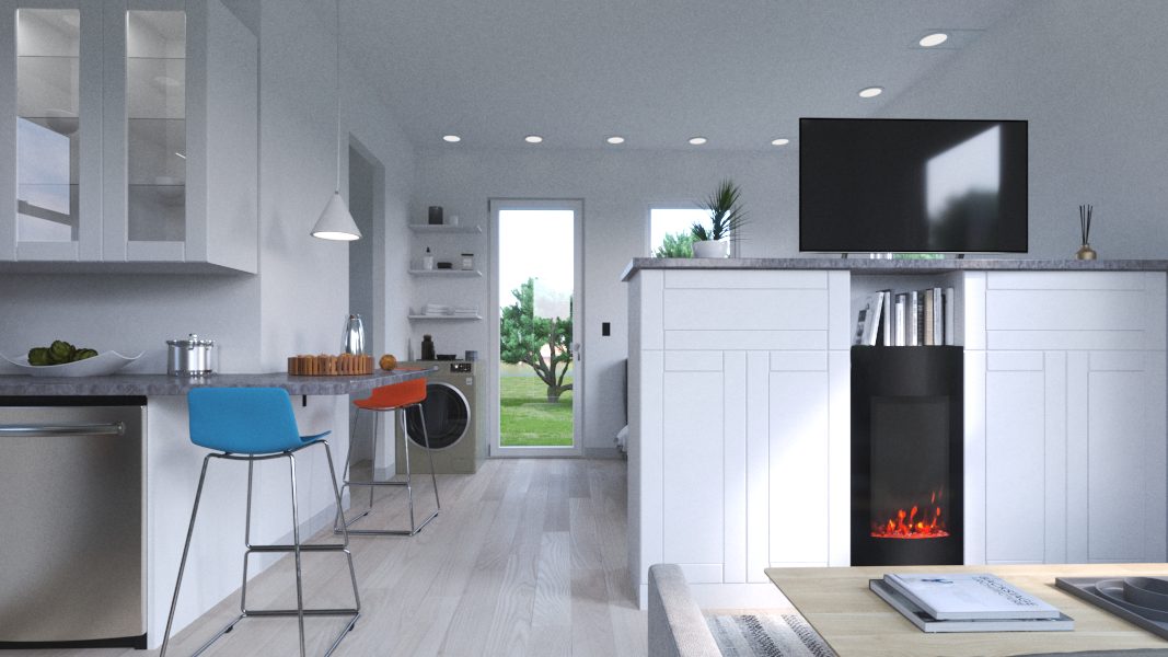 salon petite maison Boxabl Elon Musk salon petite maison Boxabl Elon Musk
