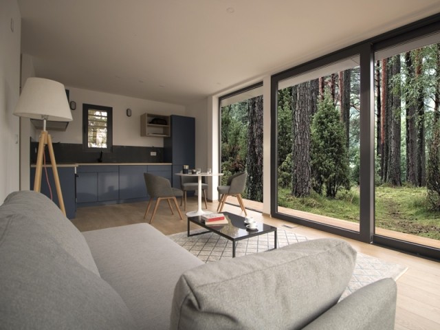 tiny house de 50m2 : intérieur