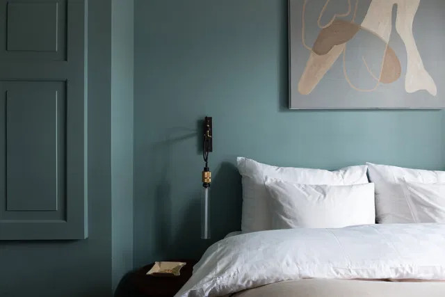chambre bleue