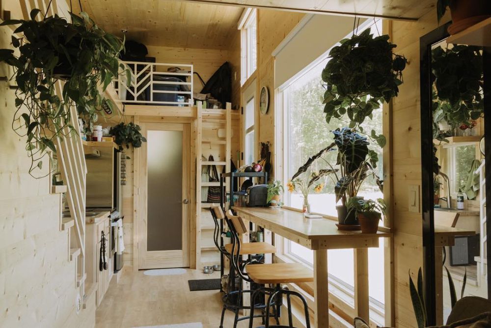 Cette mini maison de 25m2 est celle d'amoureux des plantes