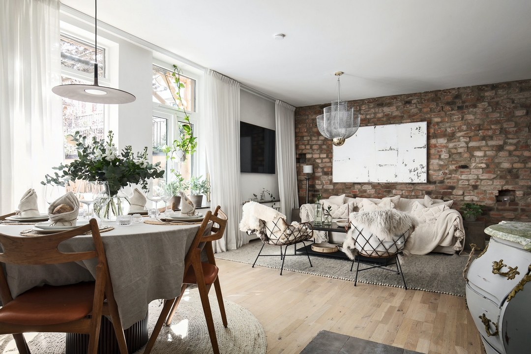 petite maison de ville salon