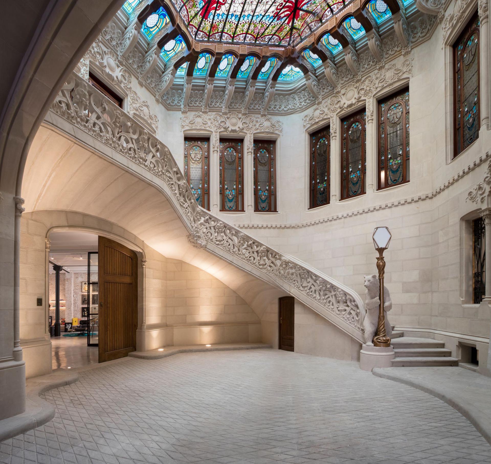 bâtiment Art Nouveau Barcelone bâtiment Art Nouveau Barcelone