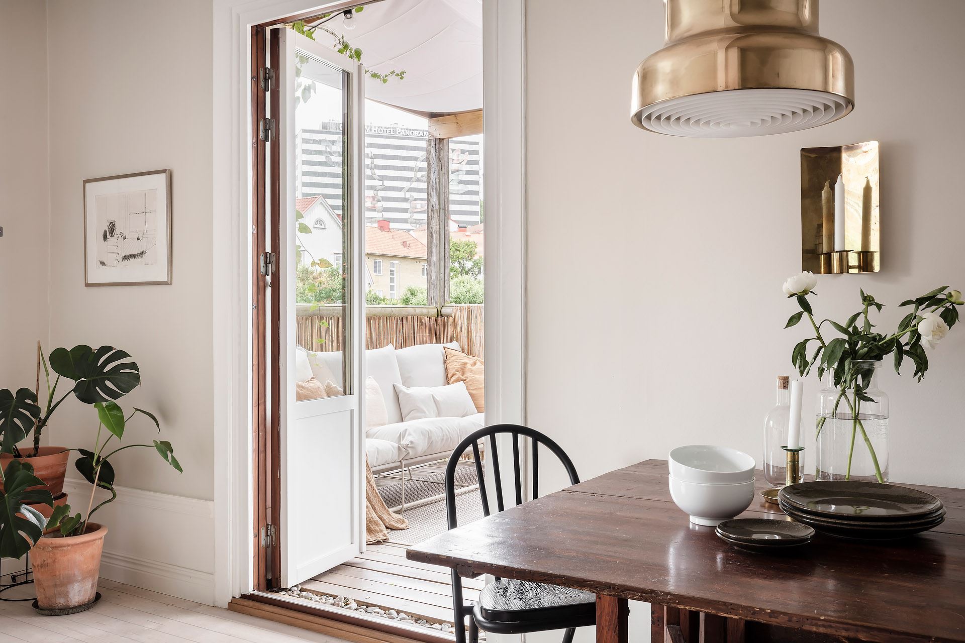 appartement avec terrasse aménagée