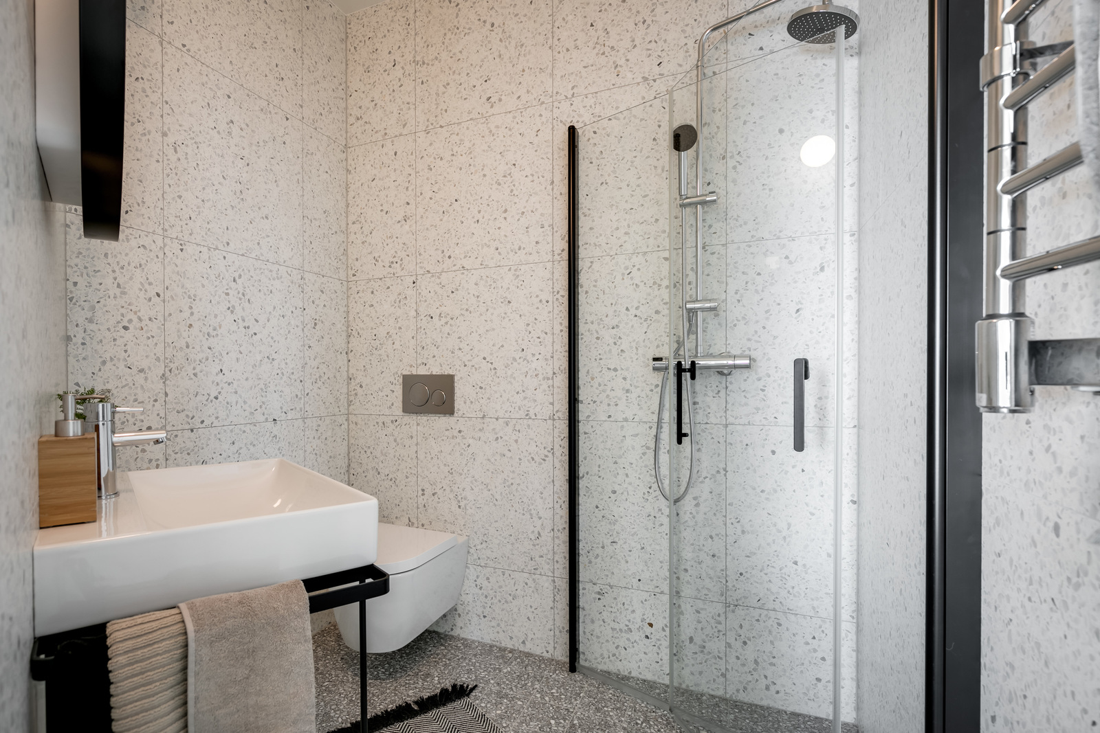 salle de bain terrazzo