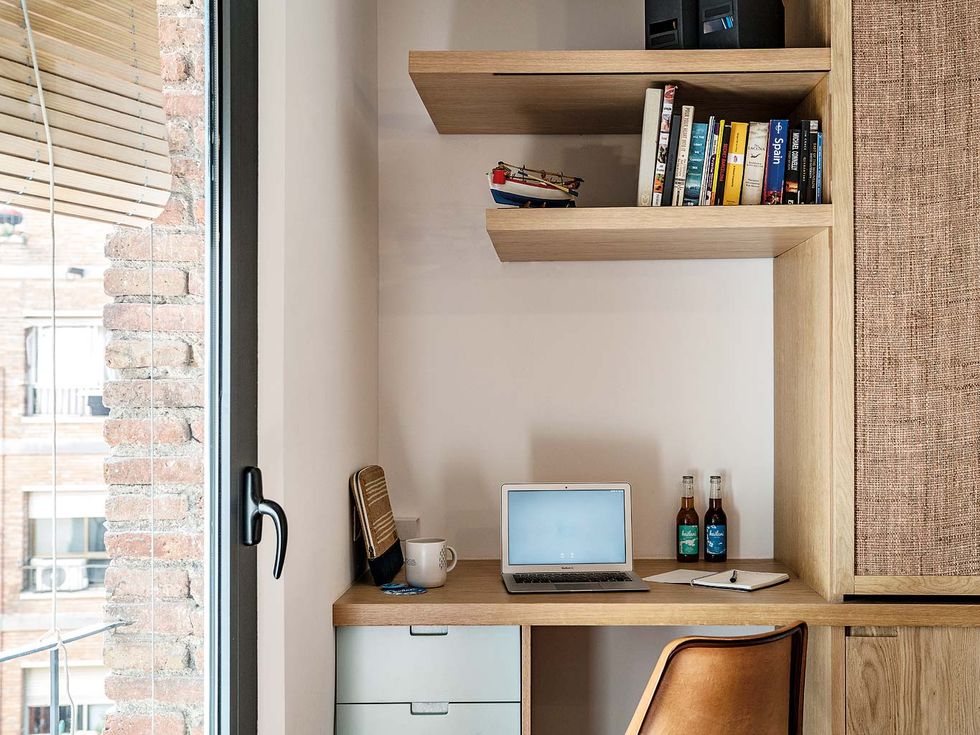 bureau ancienne maison de pêcheur rénovée