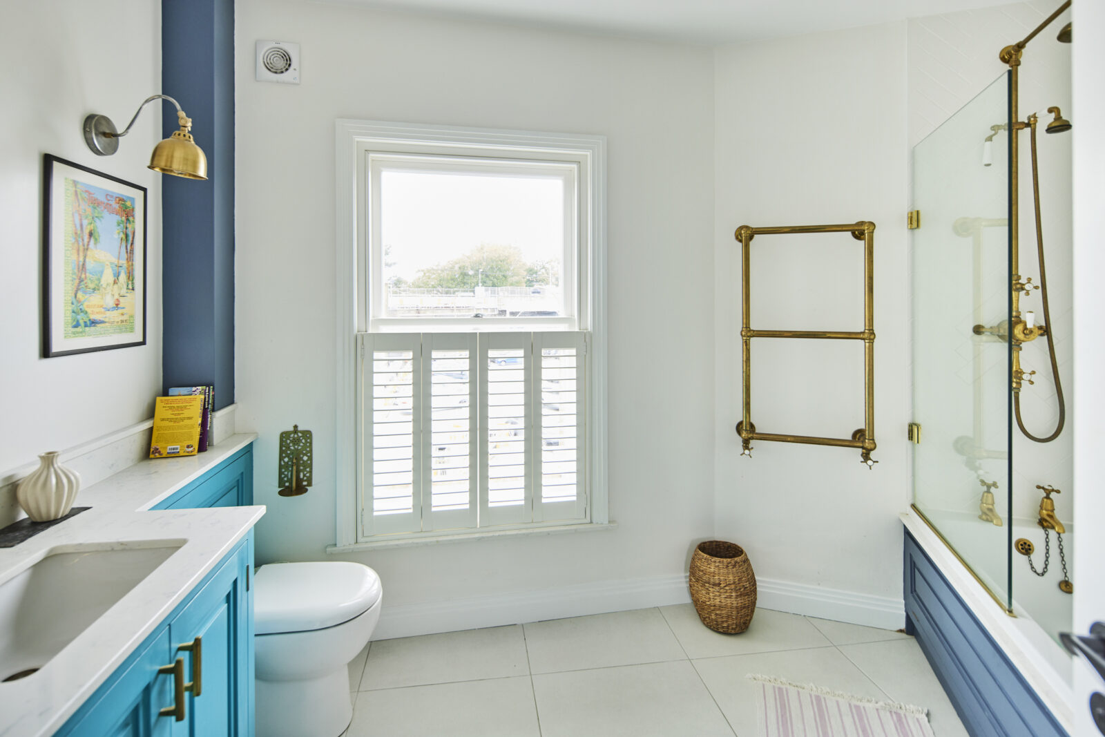 salle de bain bleue salle de bain bleue