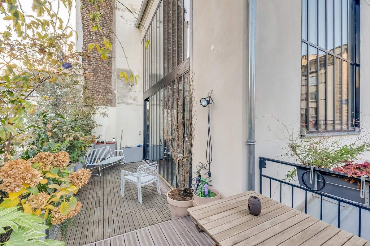 terrasse végétalise loft Paris terrasse végétalise loft Paris
