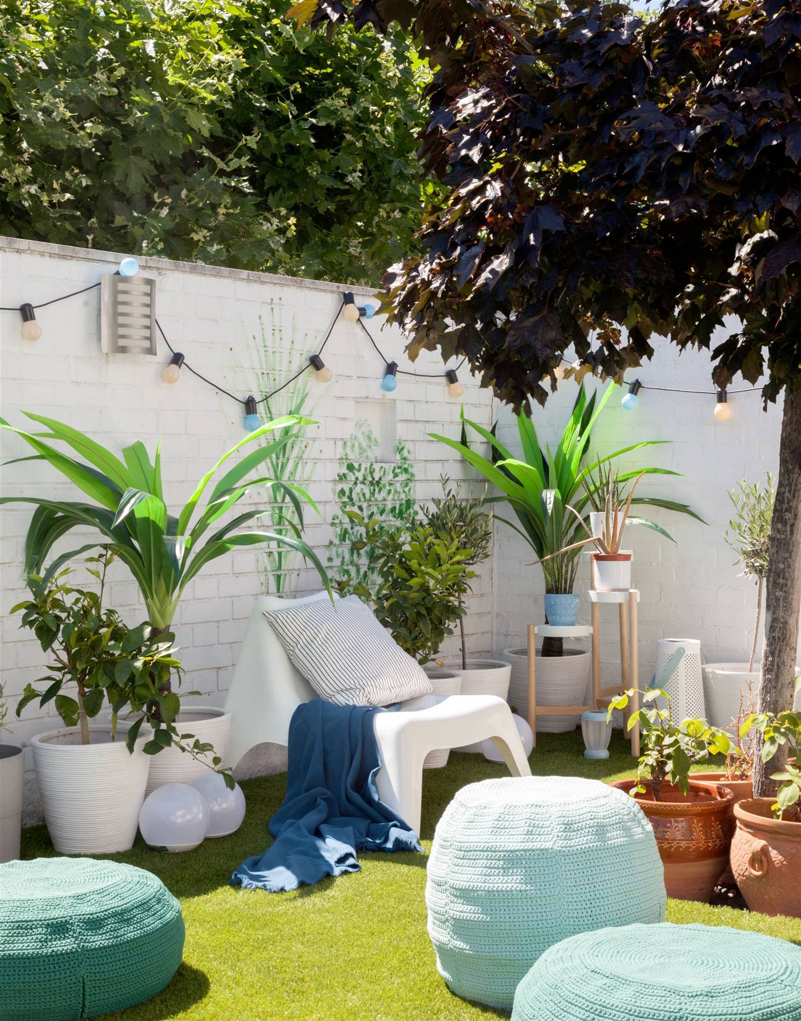 terrasse aménagée avec fausse pelouse terrasse aménagée avec fausse pelouse