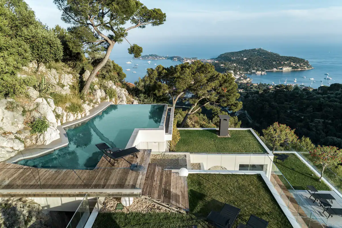 maison d'architecte avec piscine