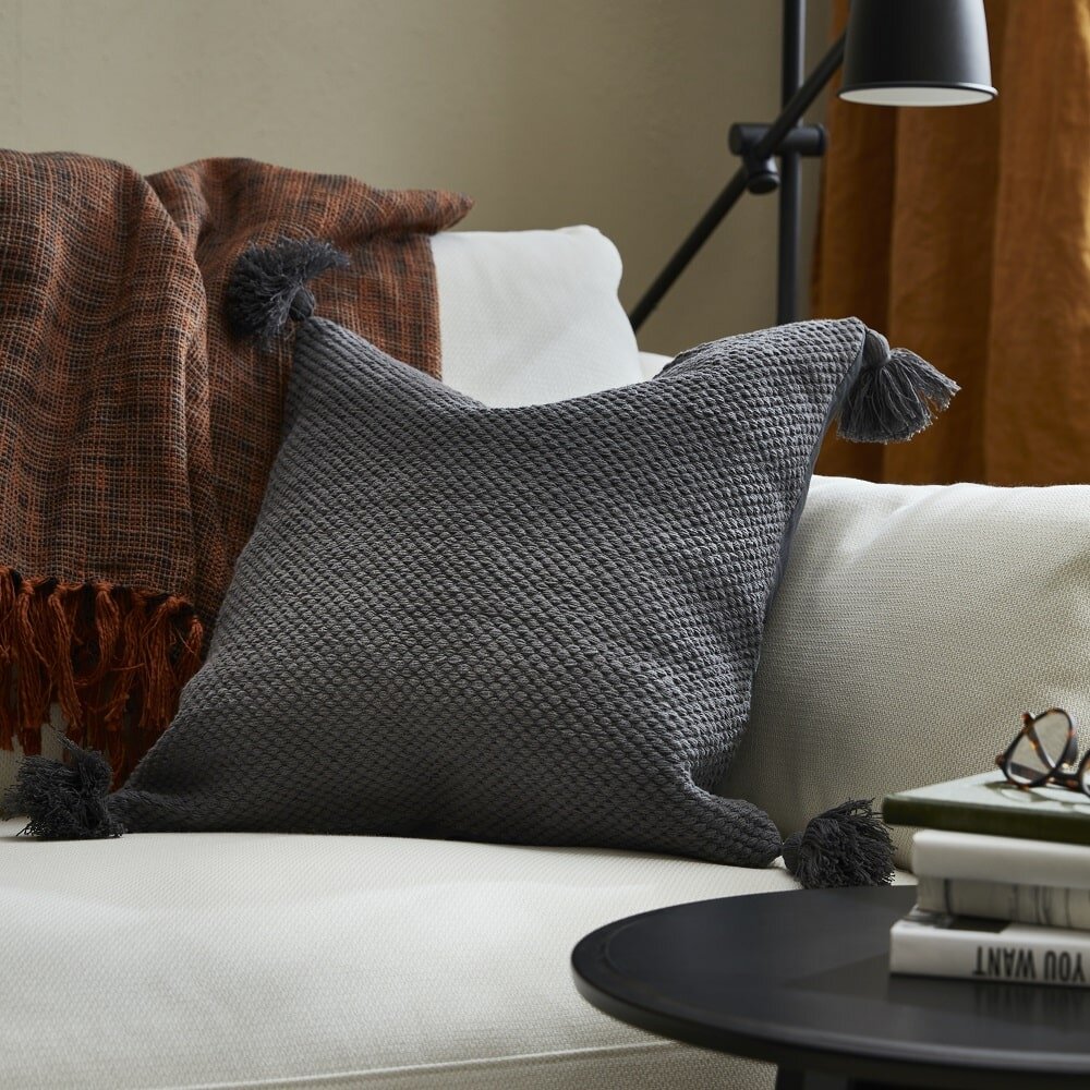 coussin gris