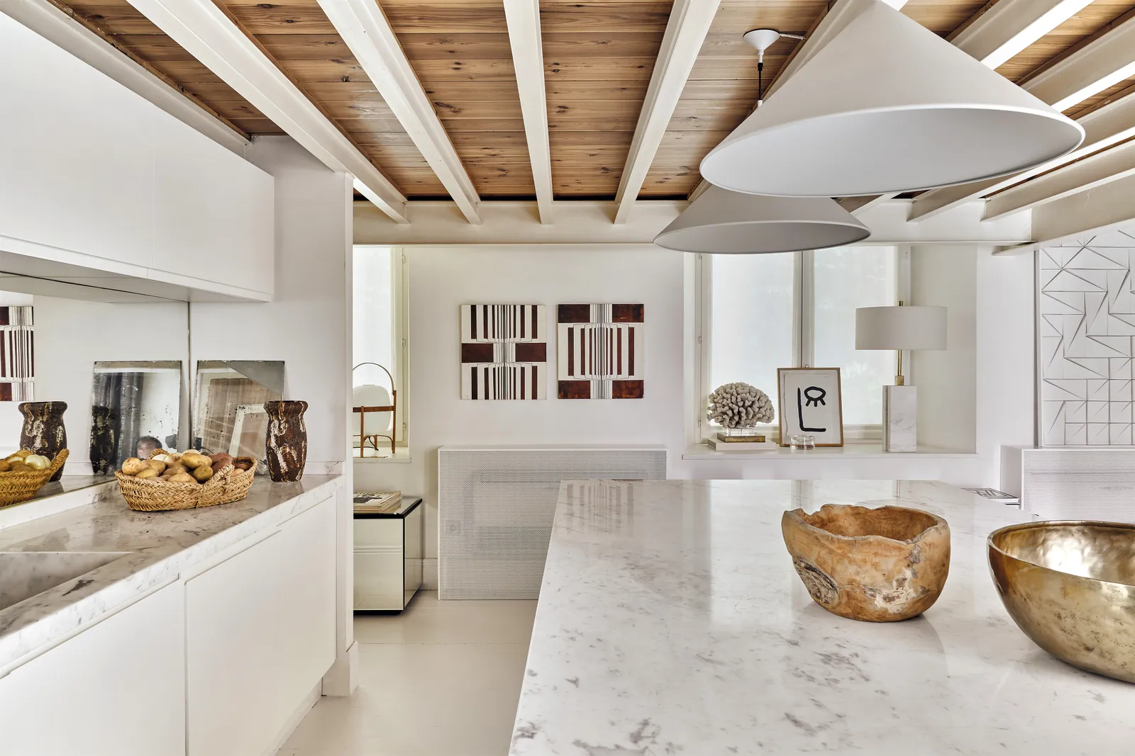 cuisine blanc et marbre loft cuisine blanc et marbre loft