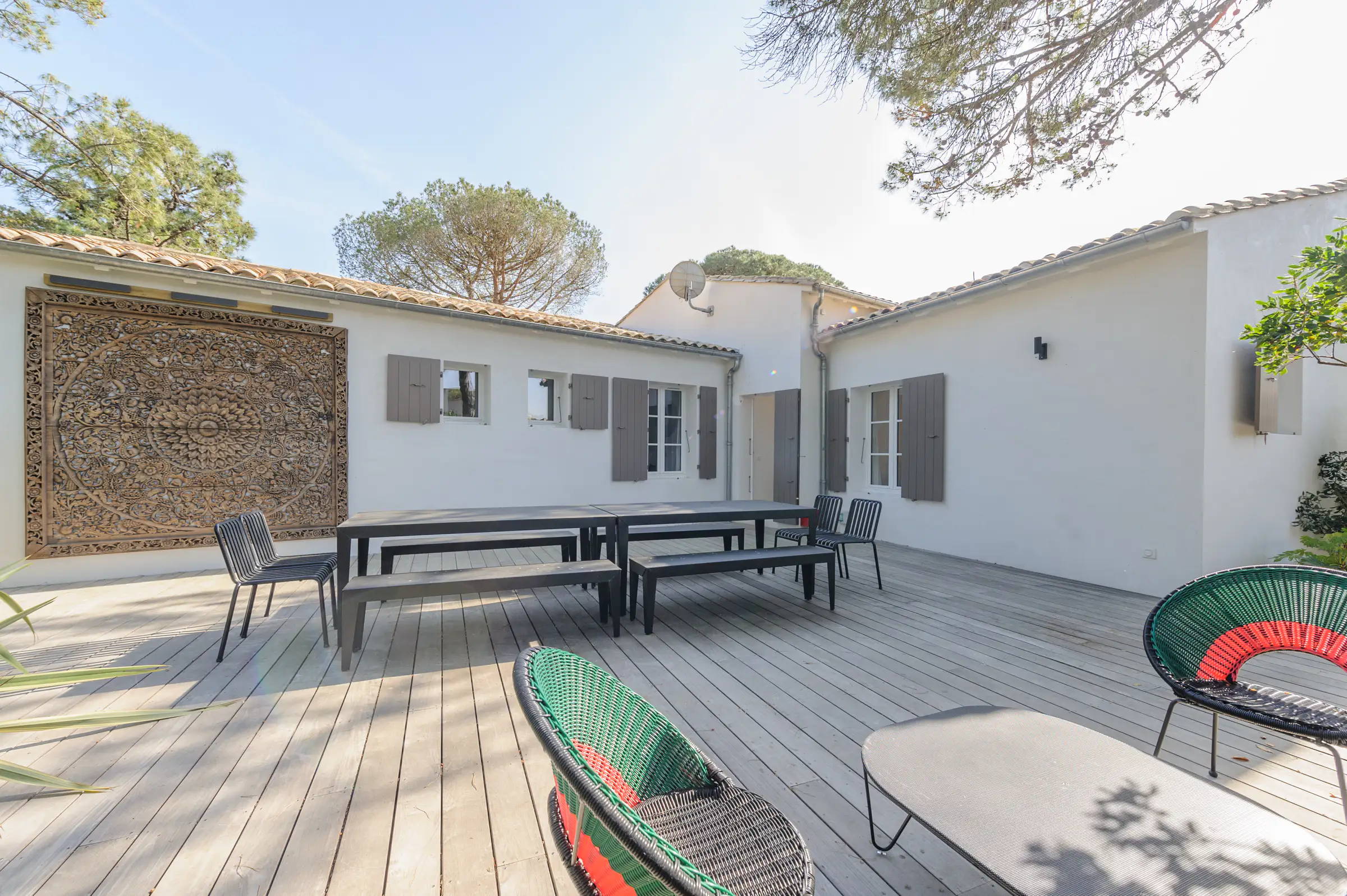 terrasse maison avec cuisine équipée ouverte avec îlot terrasse maison avec cuisine équipée ouverte avec îlot