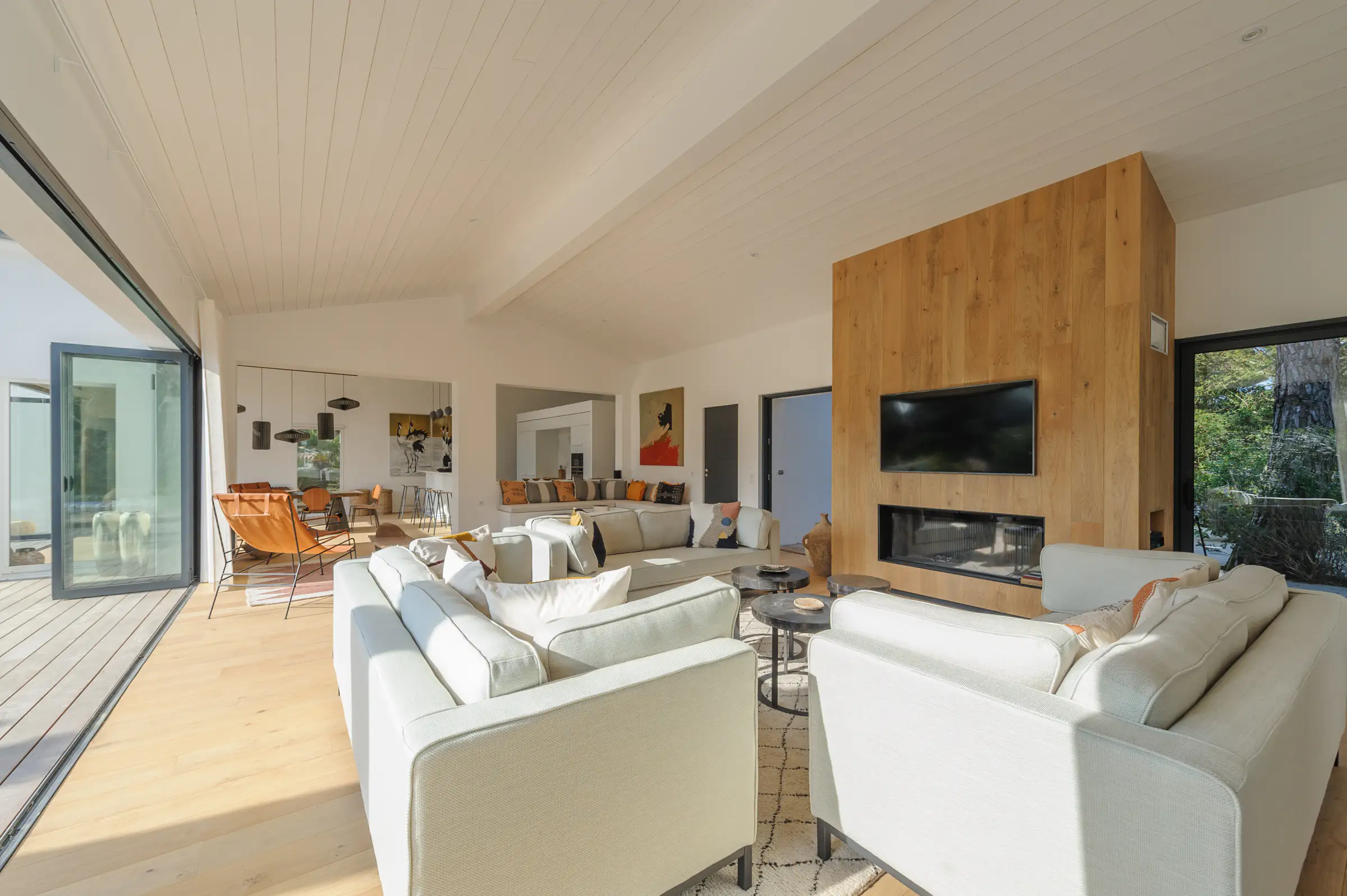 salon avec cuisine équipée ouverte avec îlot maison d salon avec cuisine équipée ouverte avec îlot maison d'architecte