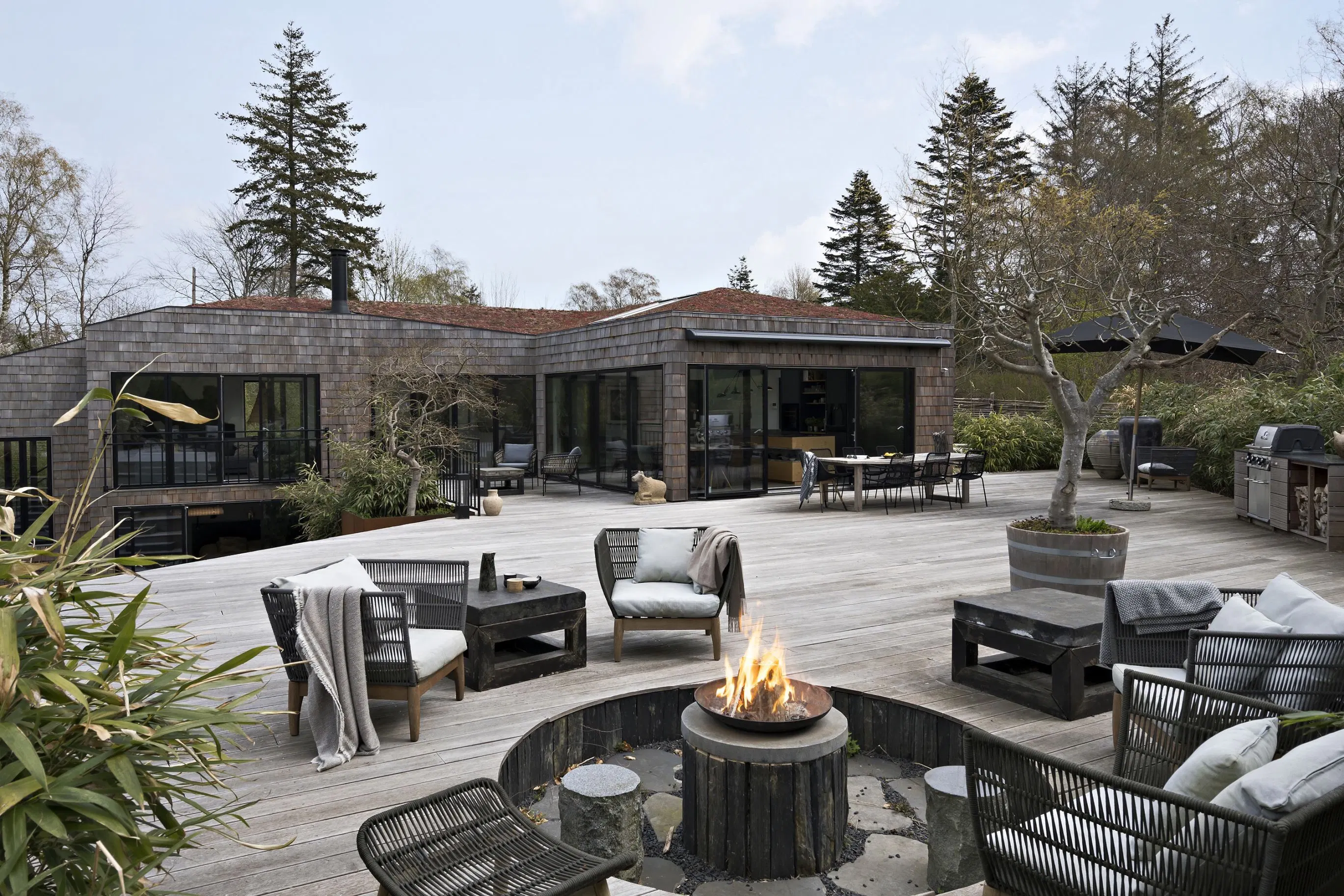 terrasse avec brasero terrasse avec brasero
