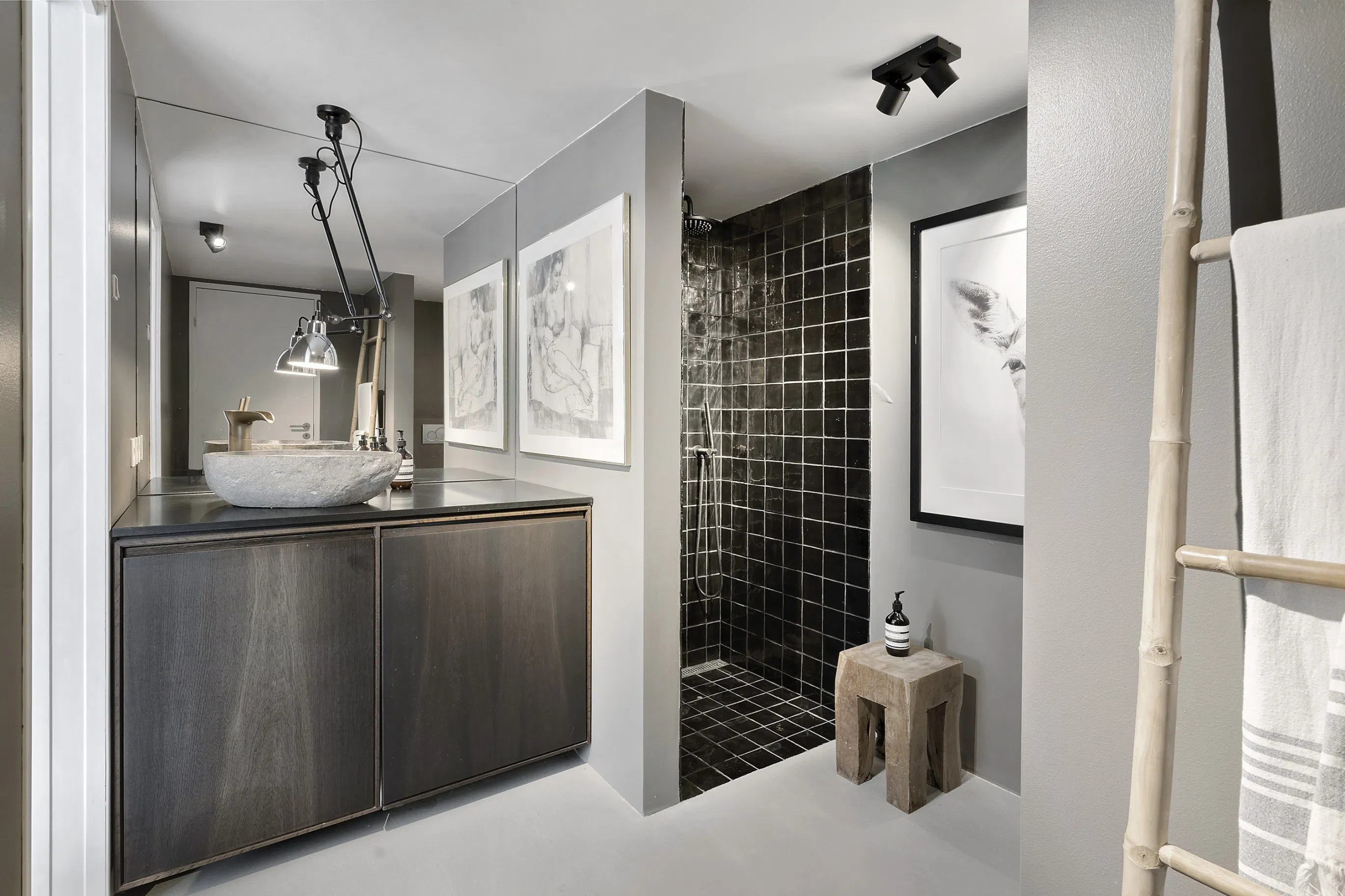 salle de bain grise salle de bain grise