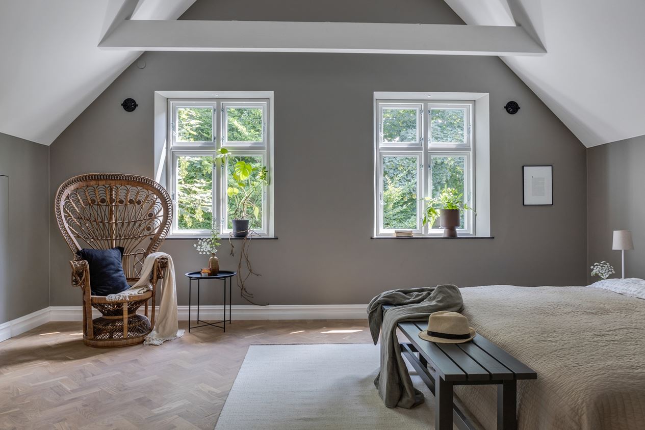 chambre grise sous combles chambre grise sous combles