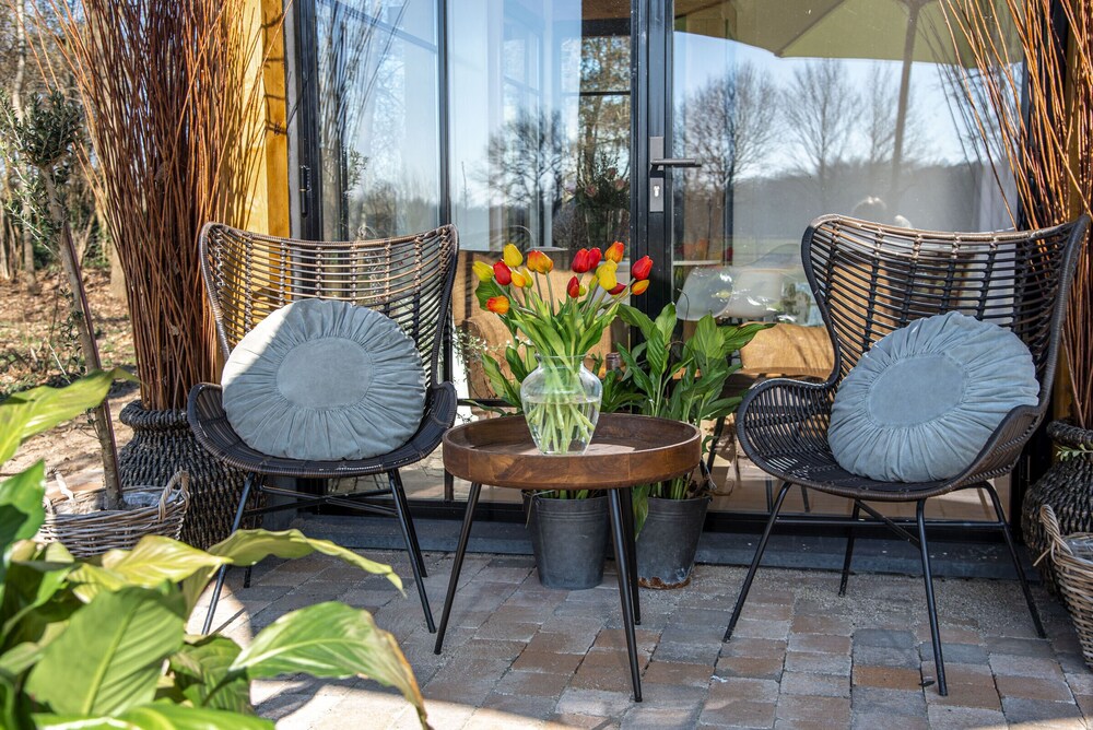 terrasse maison en bois avec des baies vitrées terrasse maison en bois avec des baies vitrées