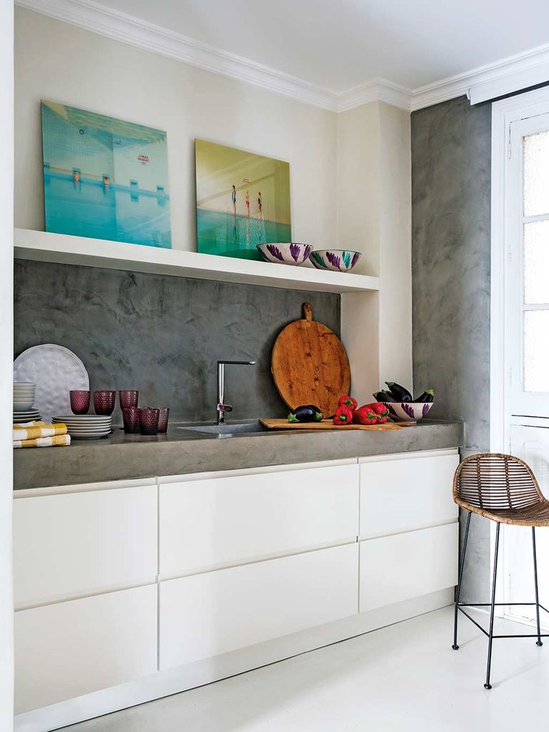 cuisine design blanche