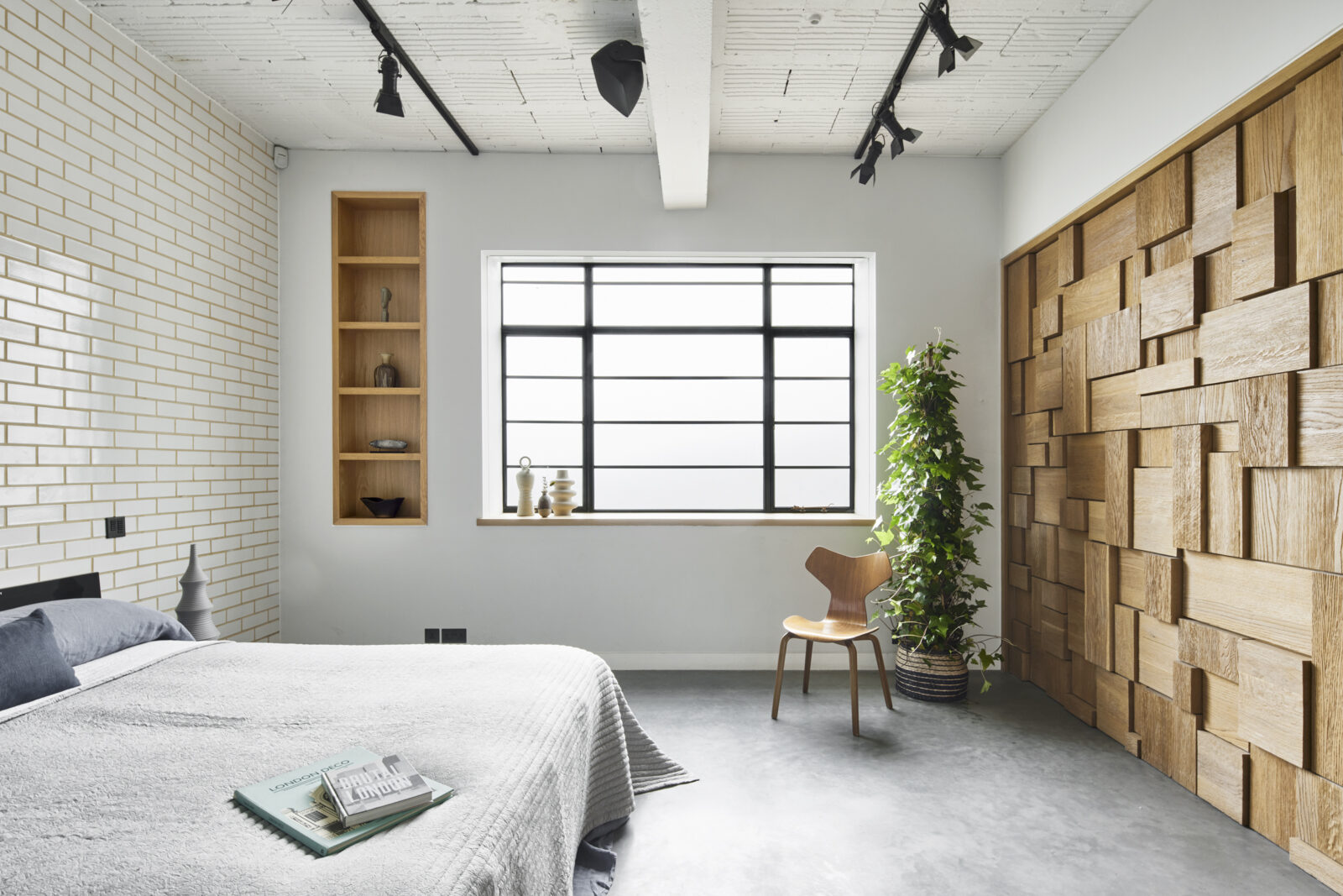 chambre appartement vintage Londres
