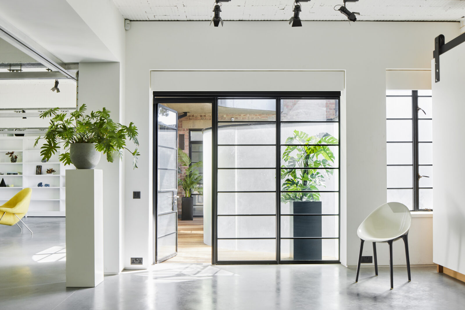 entrée portes Crittall