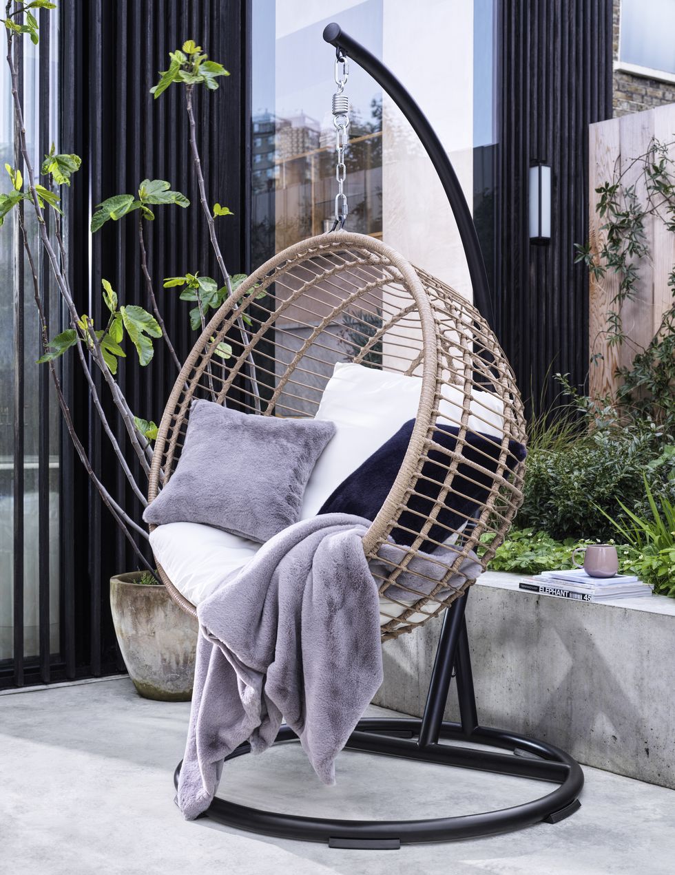 fauteuil bambou suspendu