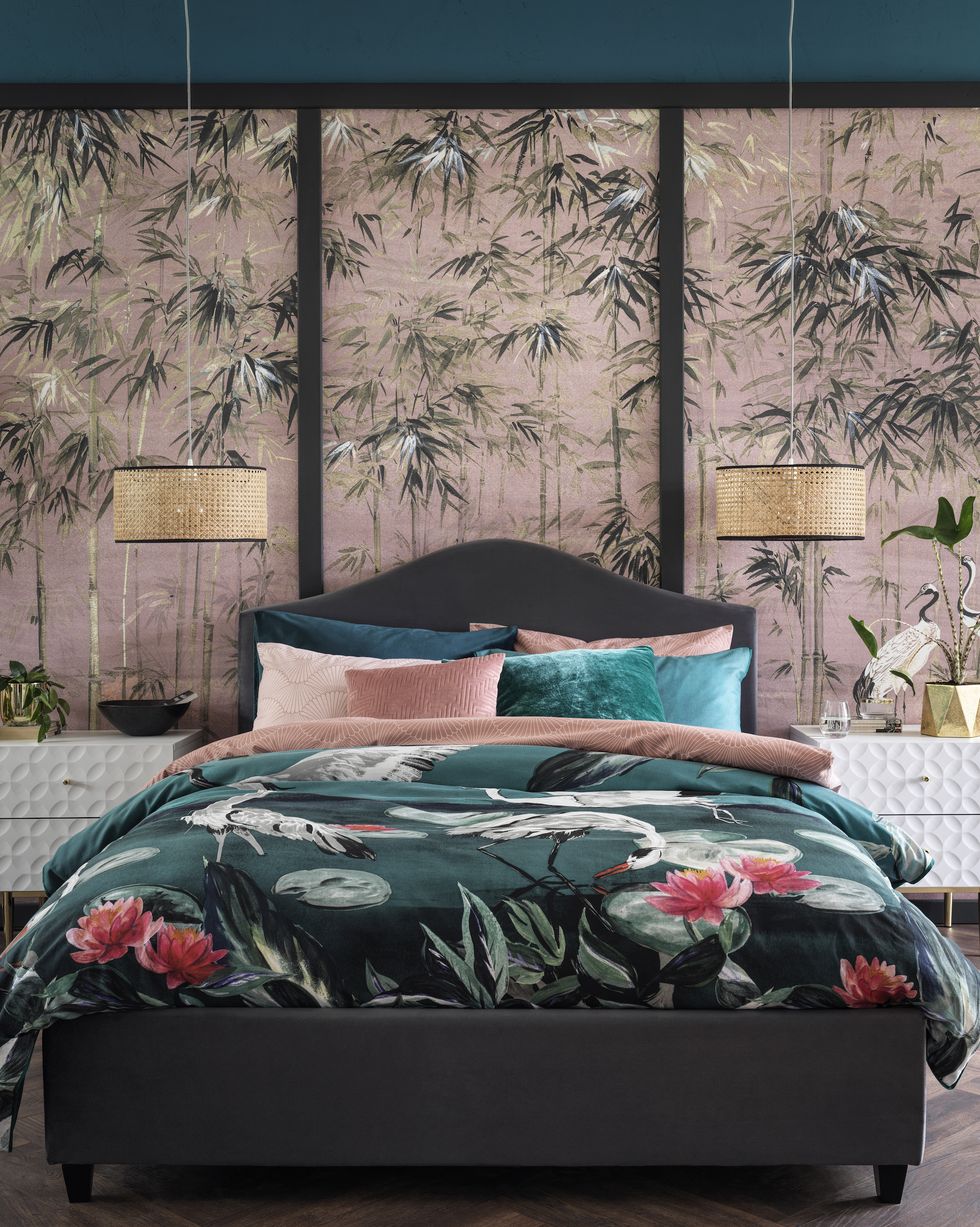 chambre déco colorée