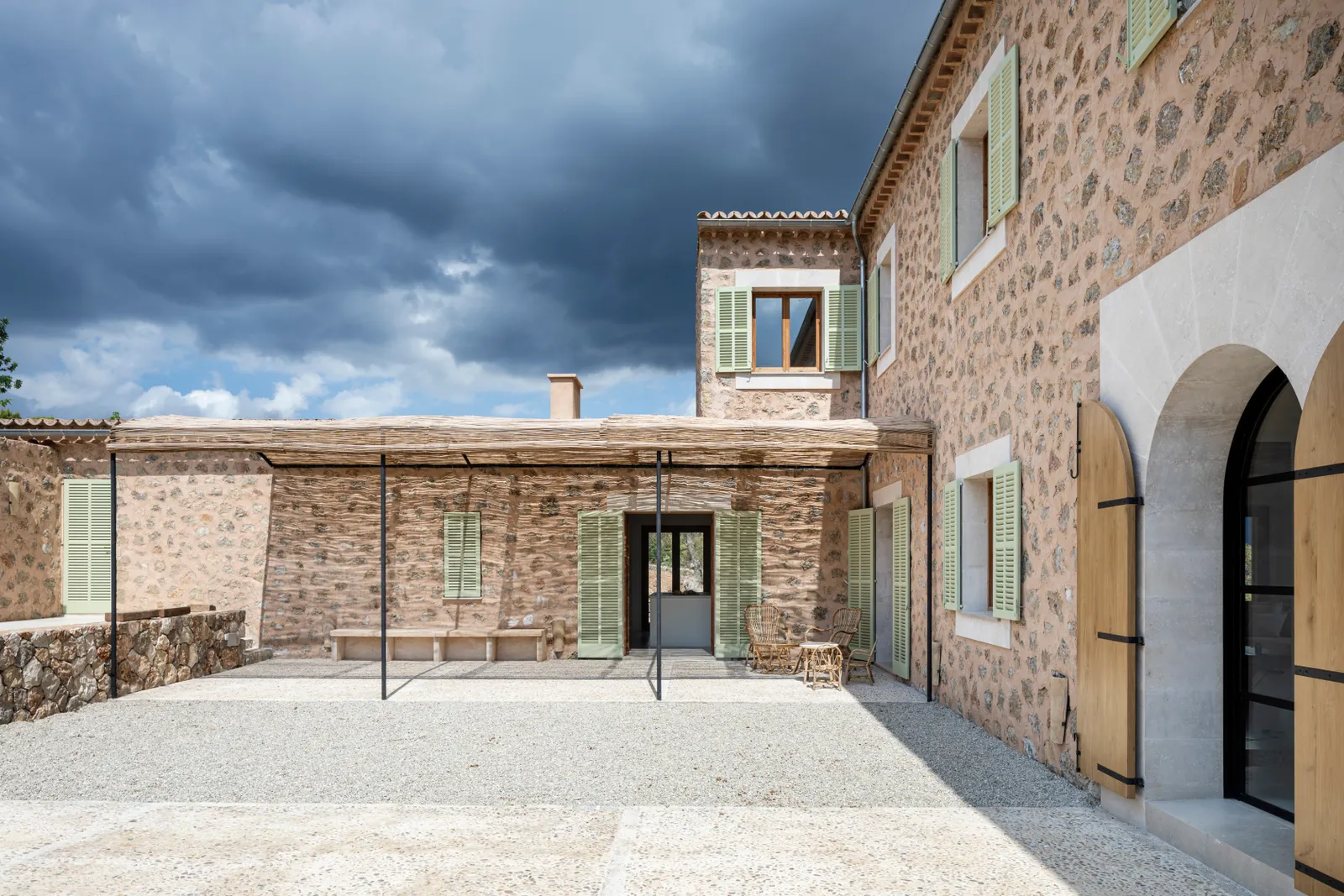 façade maison Majorque