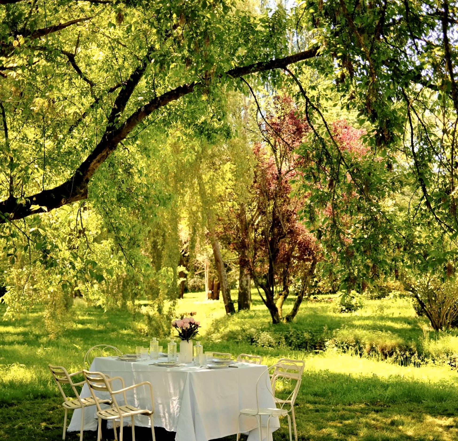 jardin Le Moulin dans la Sarthe
