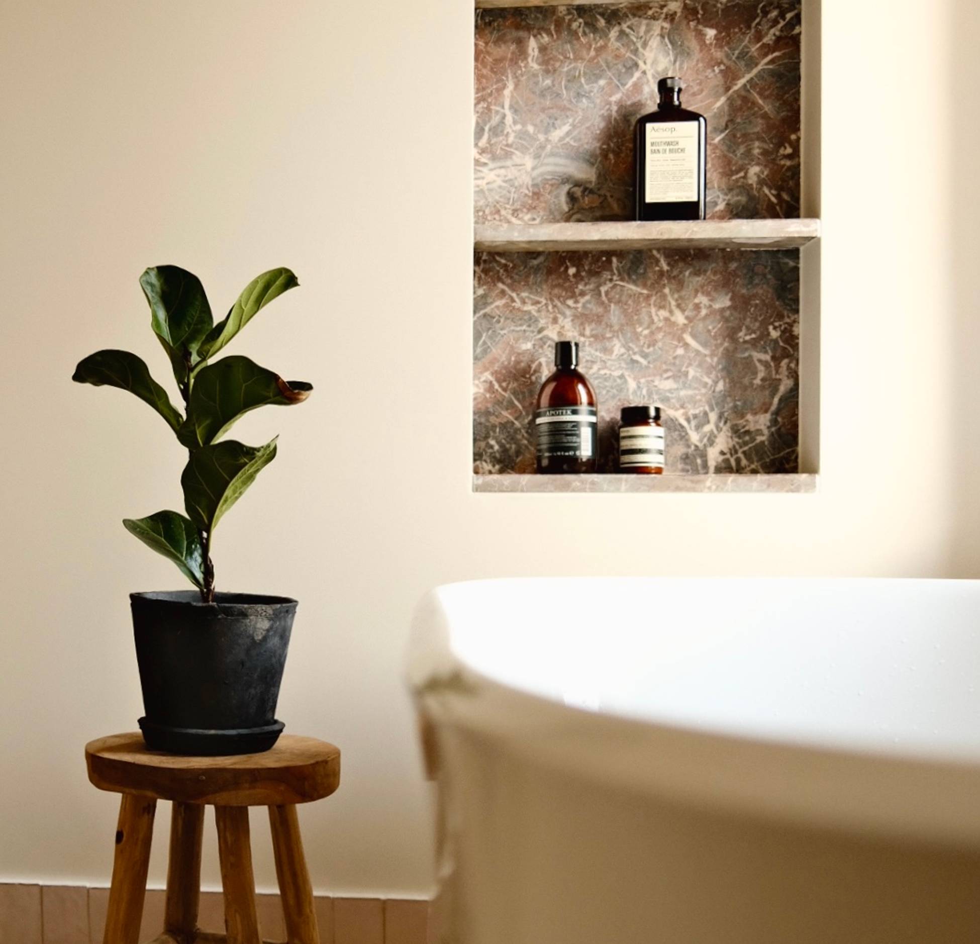 salle de bain vintage