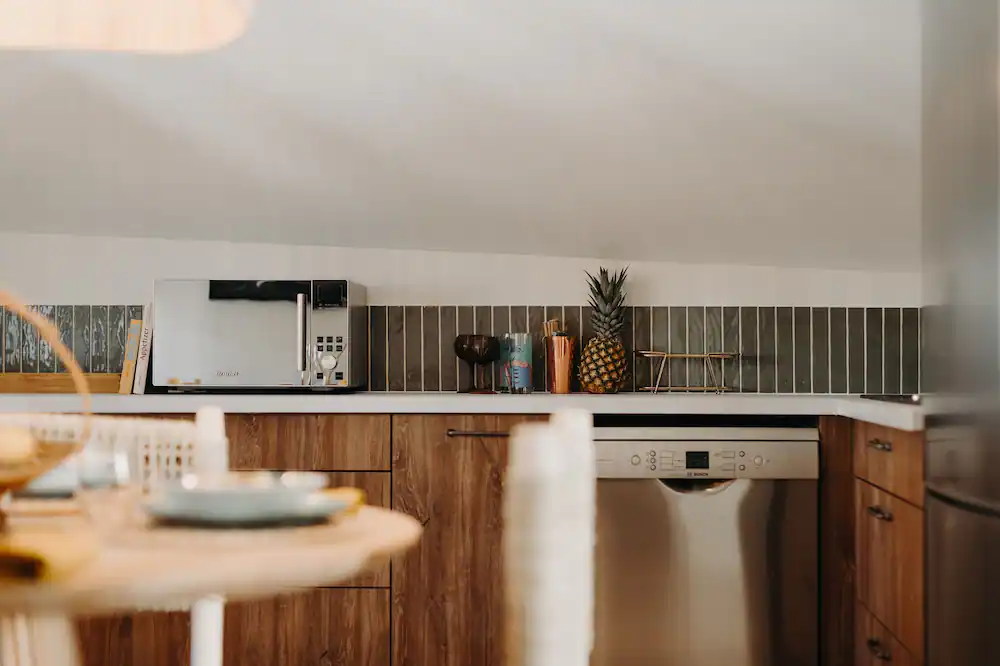 cuisine équipée contemporaine en bois cuisine équipée contemporaine en bois
