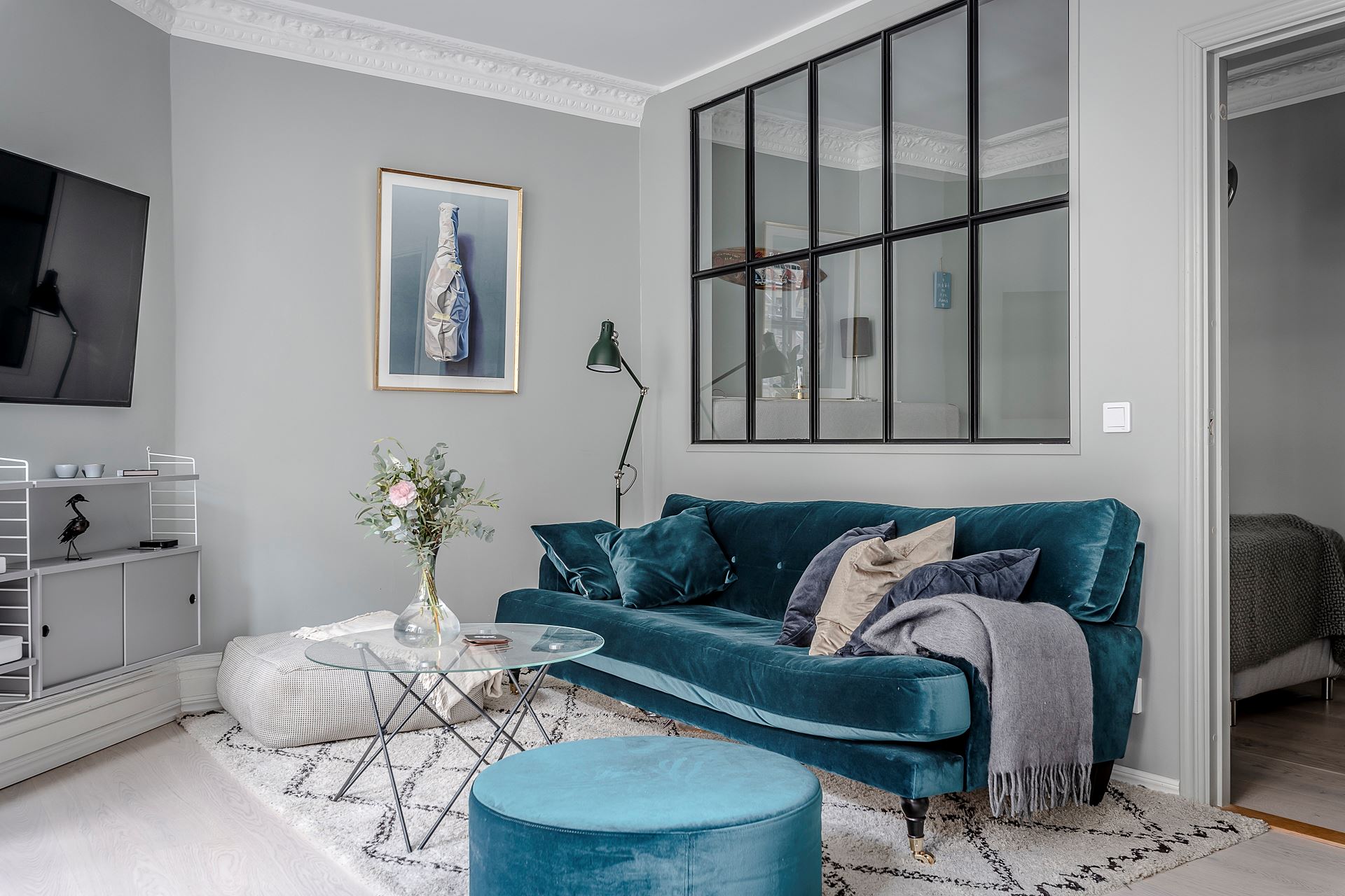 petit appartement avec chambre verrière