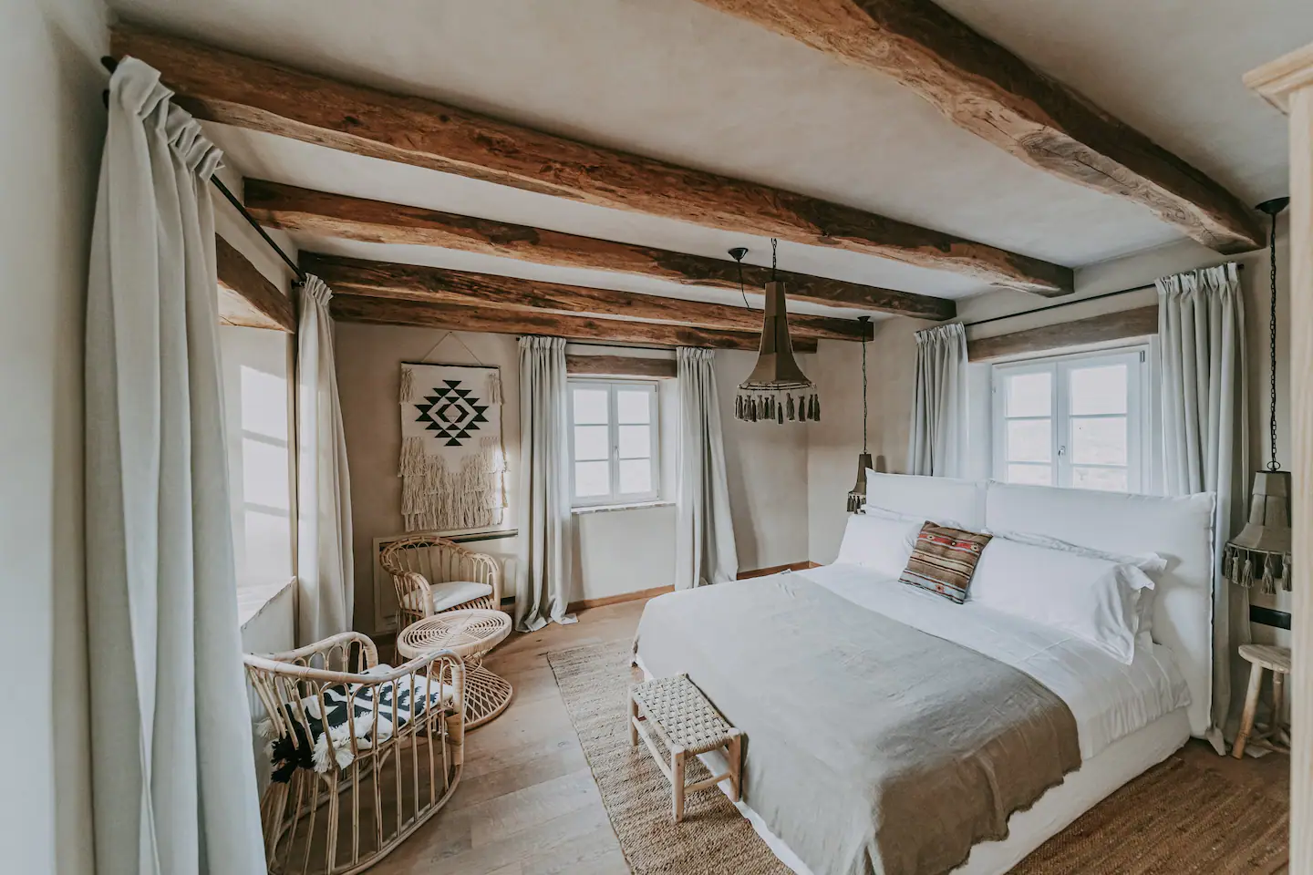 chambre maison en pierres Stanzia Vinella chambre maison en pierres Stanzia Vinella