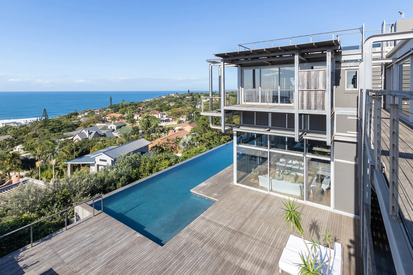 extérieur maison architecte vue mer