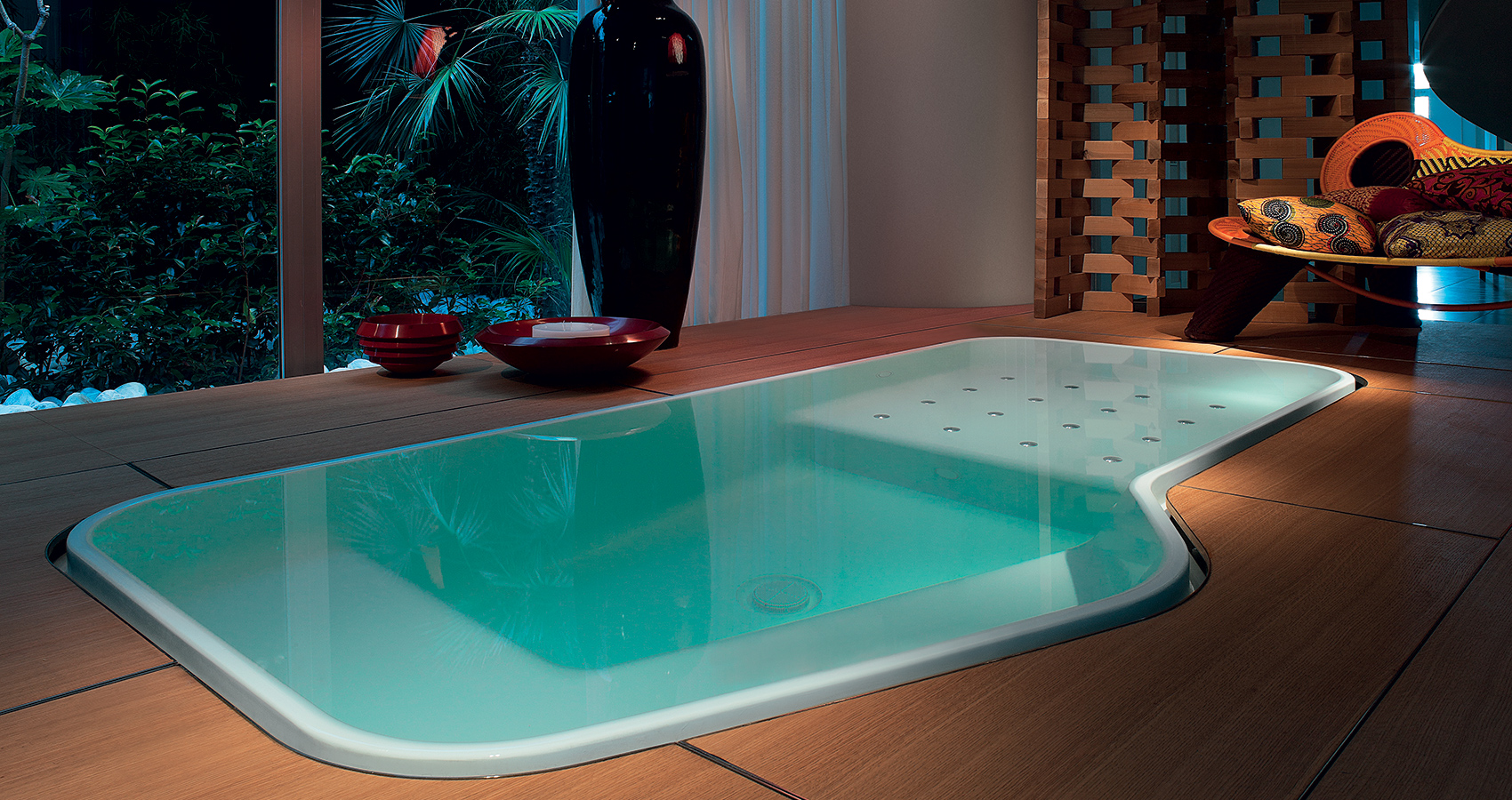 mini piscine coque design
