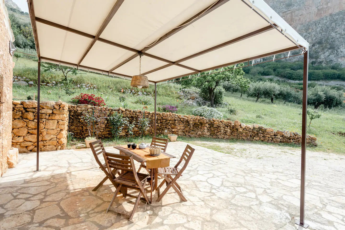 terrasse avec pergola