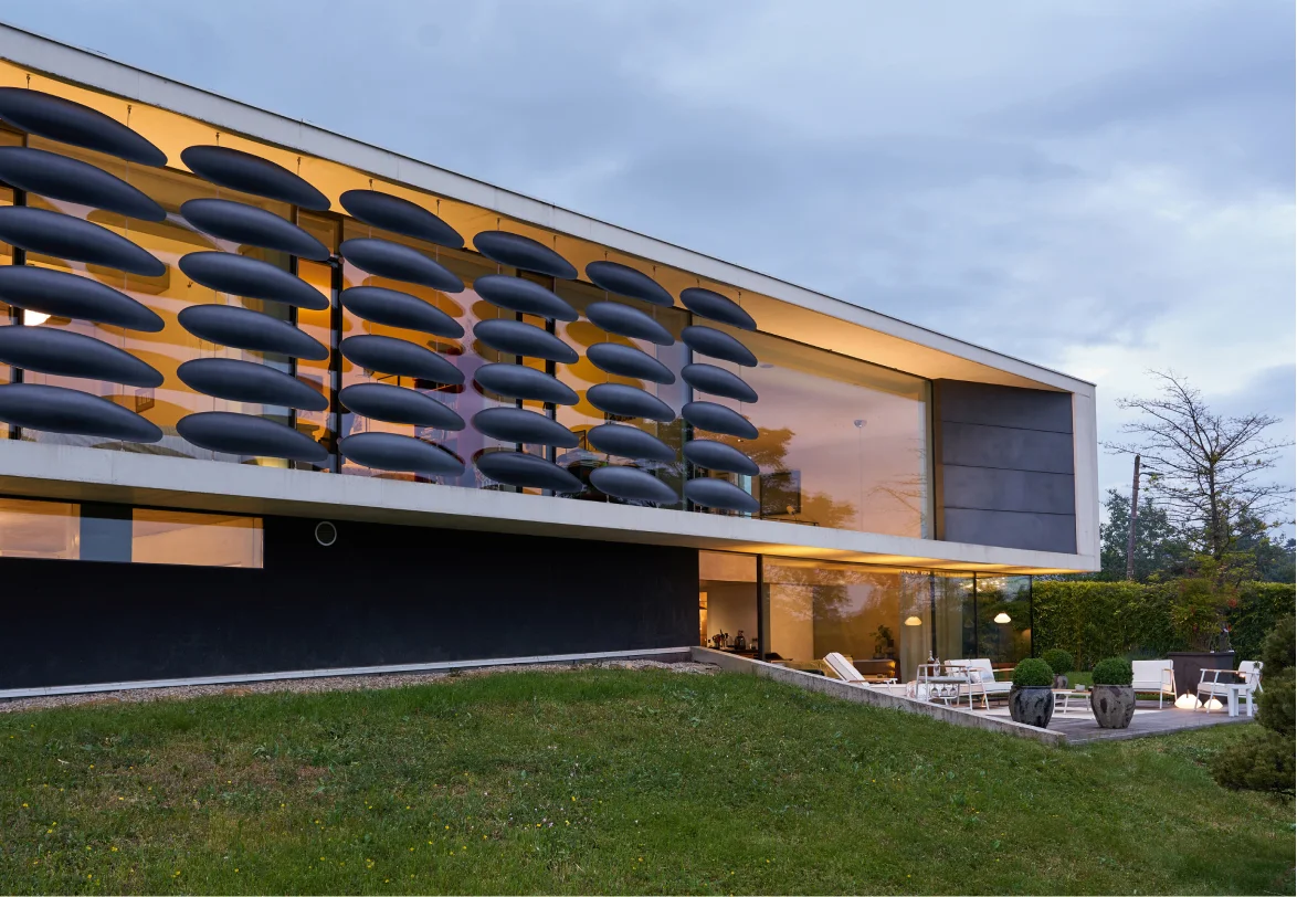 façade maison architecture moderniste