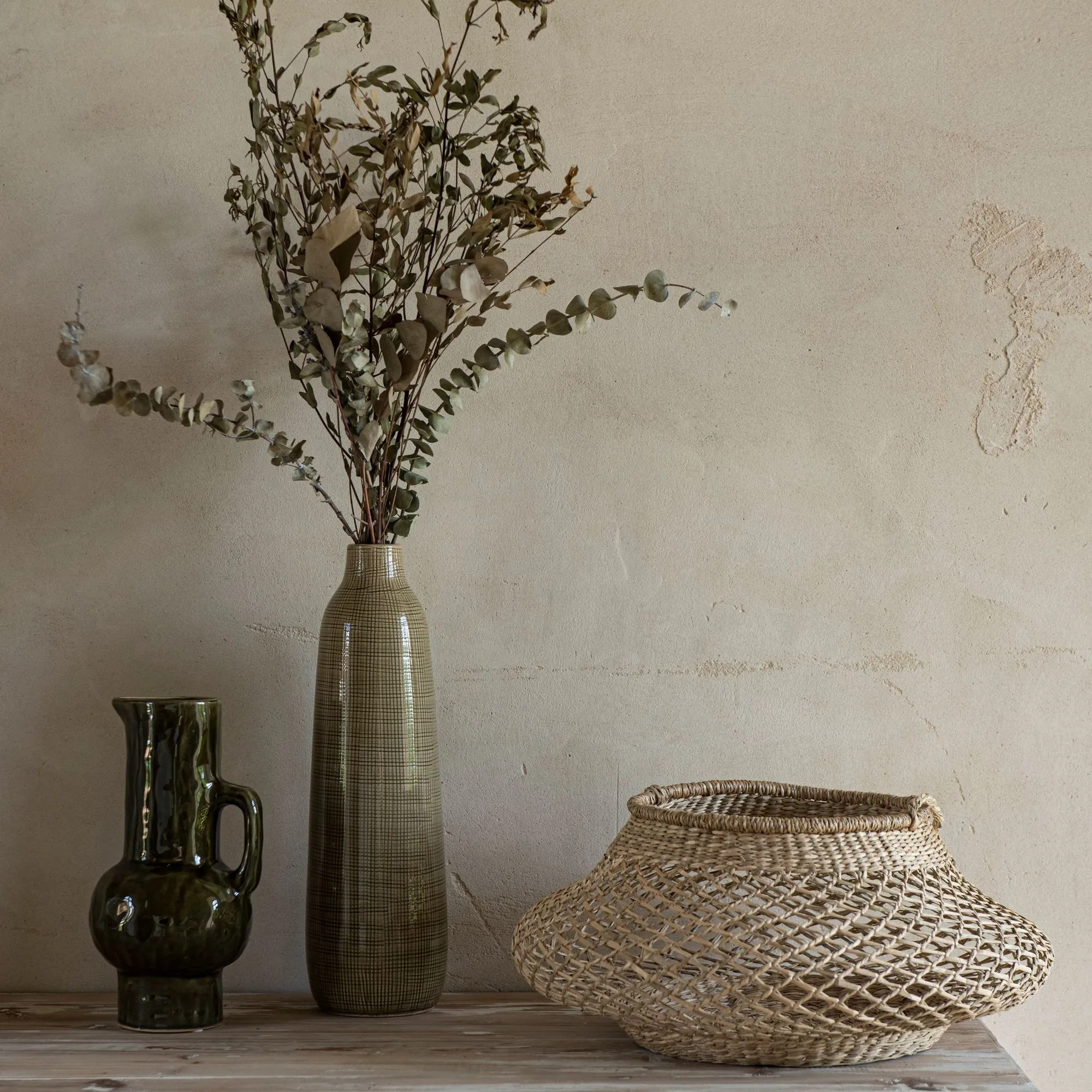 décoration vert olive