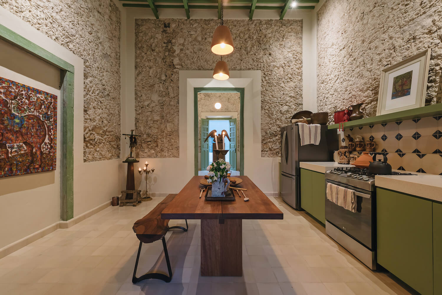 cuisine maison ancienne rénovation contemporaine