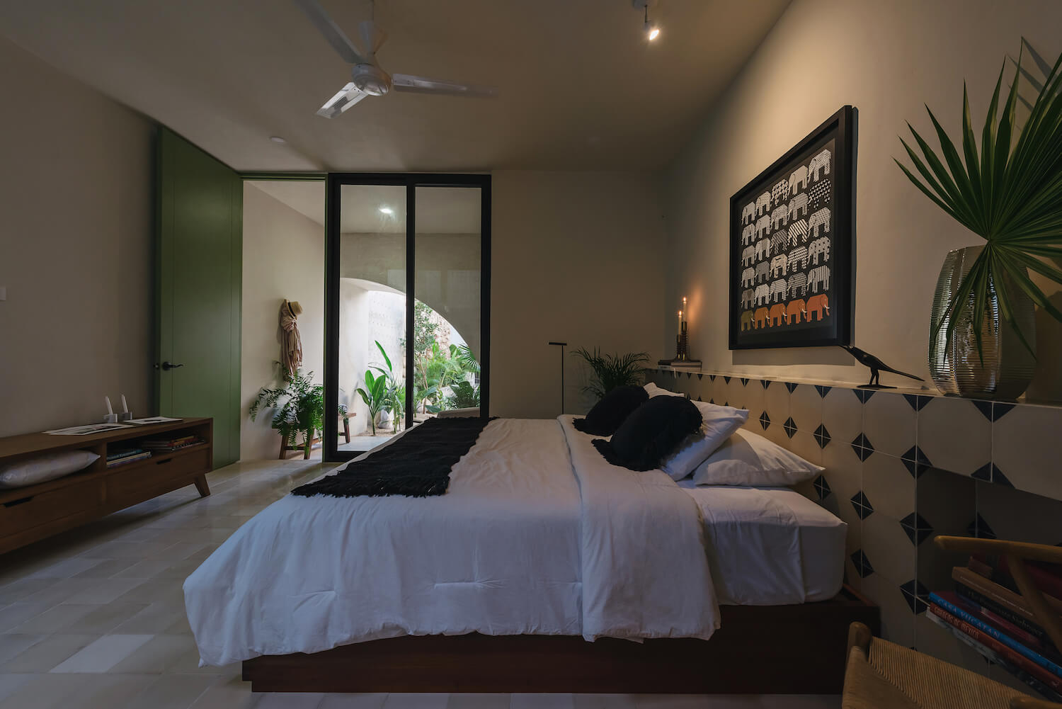 chambre avec verrière