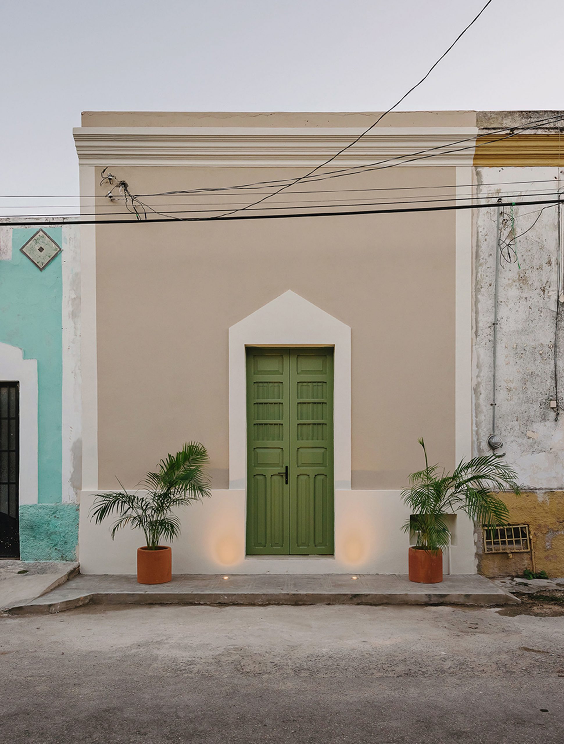 façade maison rénovée Mexique