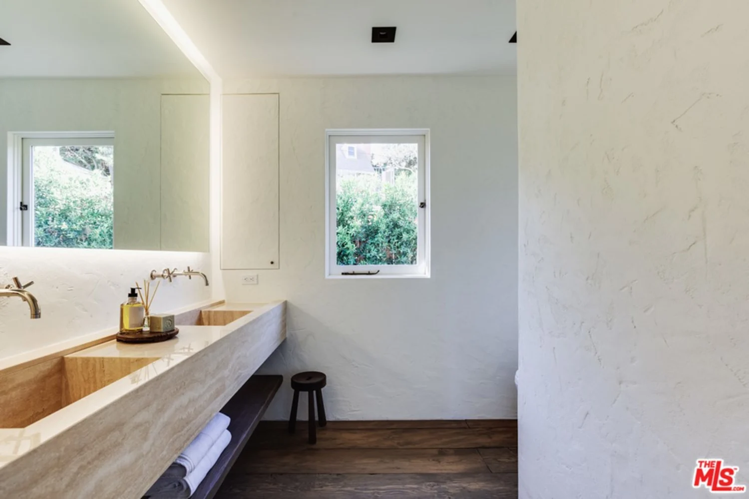 salle de bain marbre
