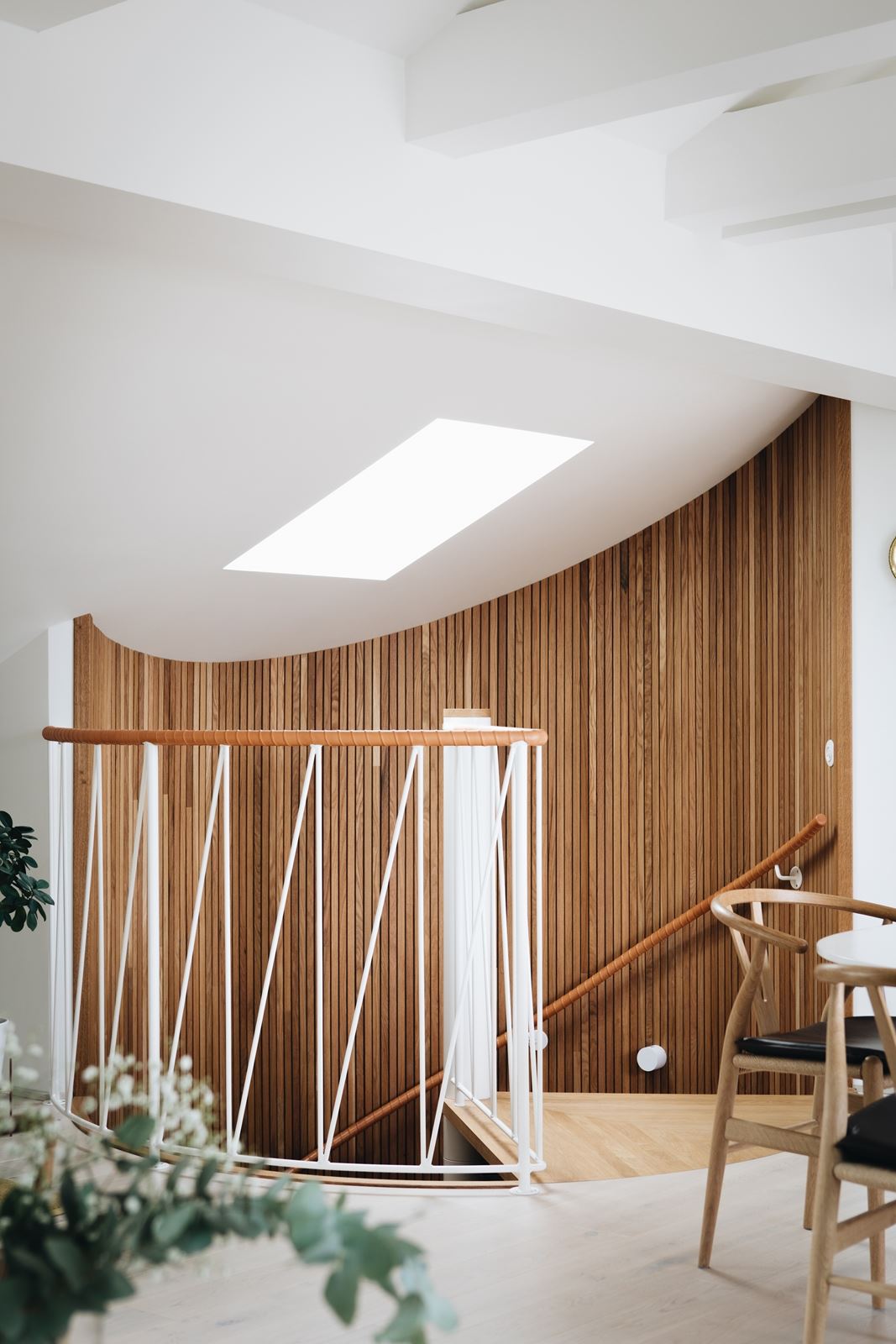 escalier duplex design avec terrasse