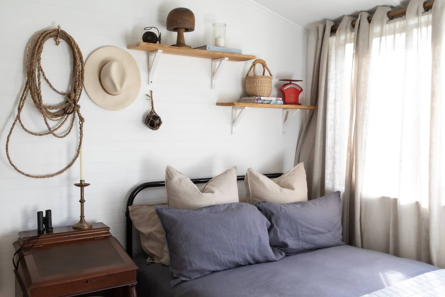 chambre déco rustique chic