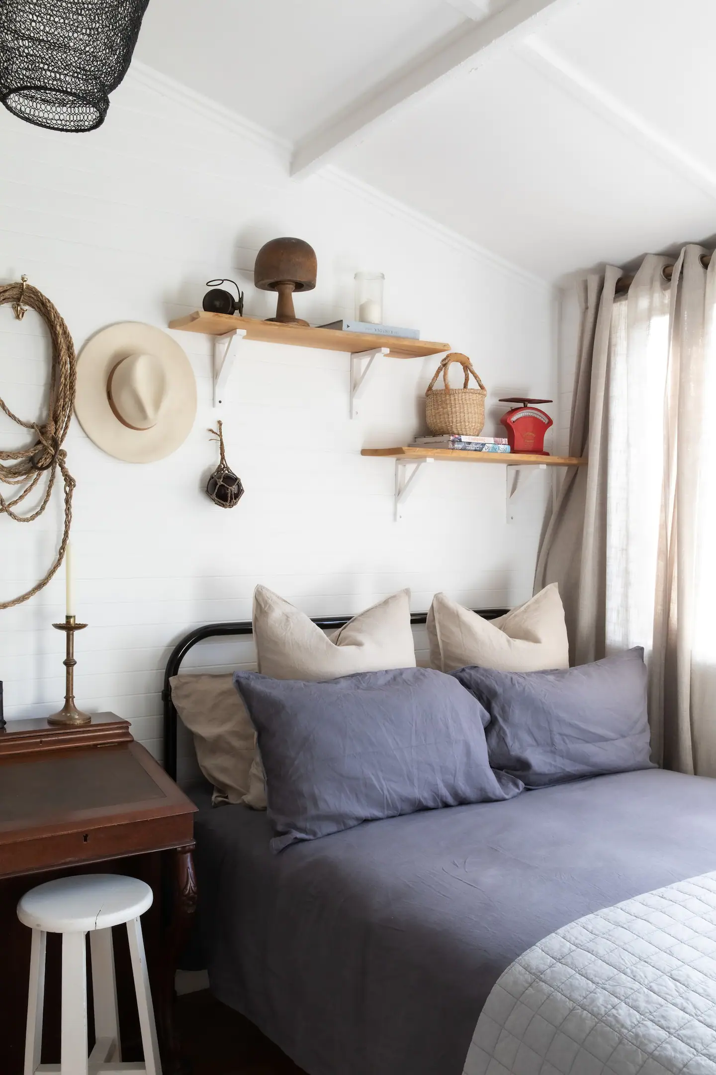 chambre déco rustique chic