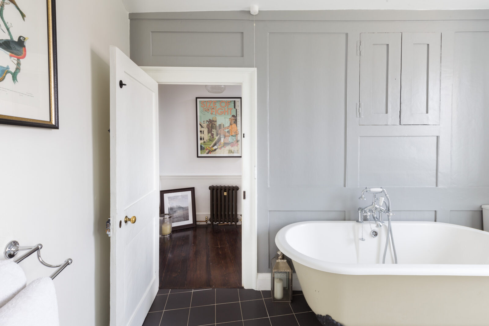 salle de bain déco vintage