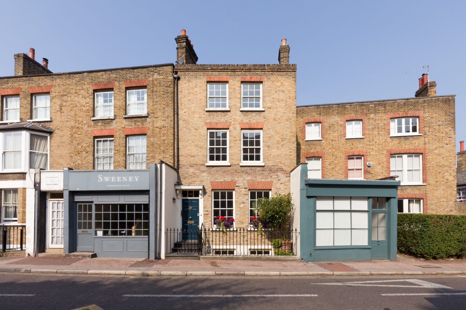 façade maison Londres en briques
