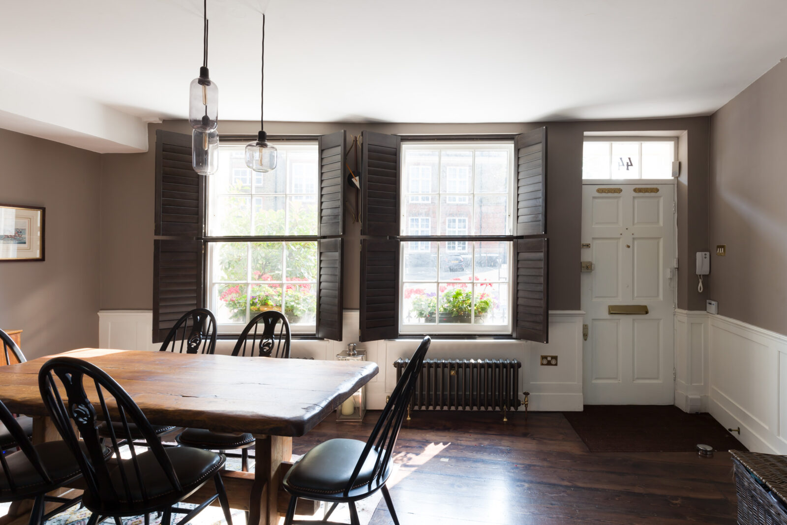 salle à manger déco vintage